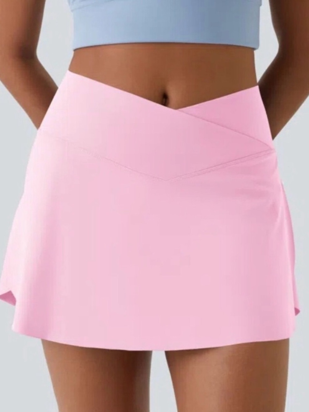 Halara Light Pink Skort with Pockets XL - Long NEW